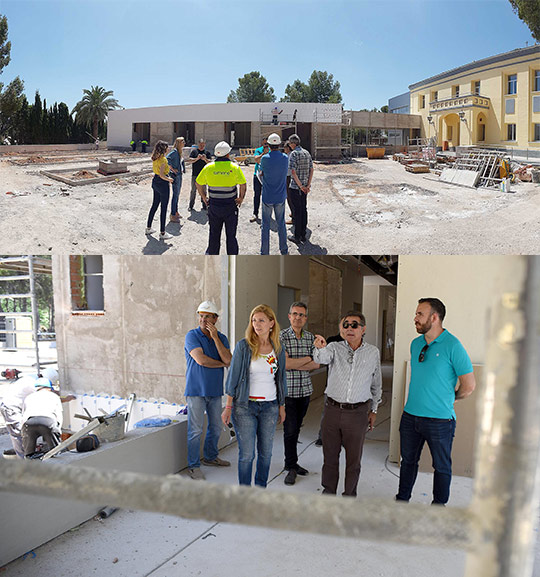 La segunda fase de las obras del centro de Alzheimer está a punto de concluir