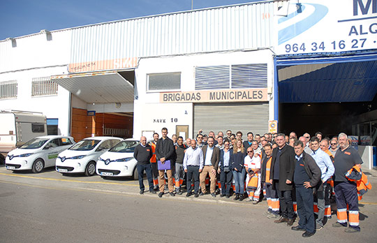 Castelló reduce la huella de carbono con la incorporación a su flota de 8 vehículos 100% eléctricos