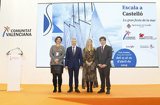 Marco presenta en Fitur un Escala a Castelló que duplica su presupuesto para convertirlo en el festival marinero más importante de España