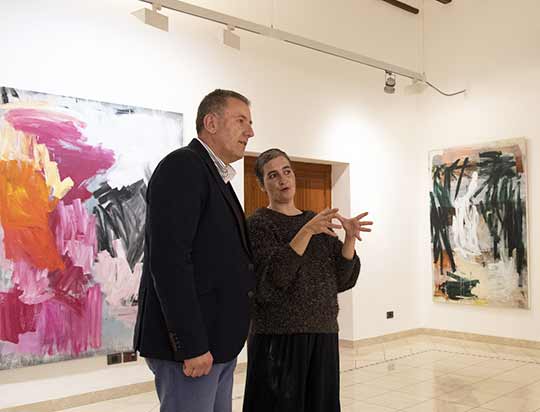 La Diputación acoge la exposición ‘Canvas’ de la artista Rebeca Plana hasta el próximo 5 de abril