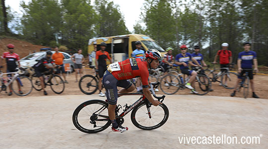 Alejandro Valverde celebra la victoria de la etapa 7 de La Vuelta ciclista a España