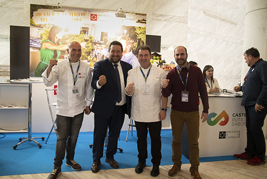 Martín Berasategui avala la calidad de los productos de Castelló Ruta de Sabor en un exitoso 'debut' en Madrid Fusión