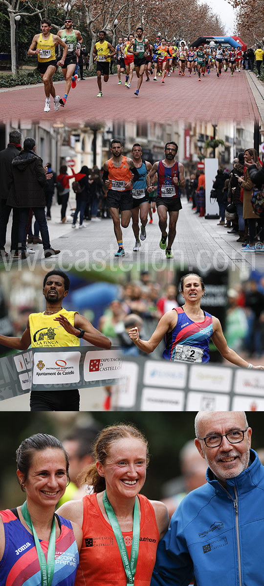 Cristina Jordan gana y bate el récord de la prueba en la XXXV Media Maratón de Castellón Gran Premio Diputación