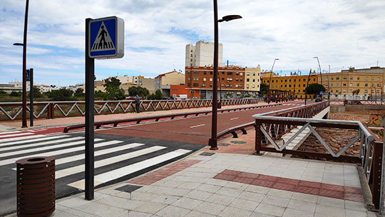 Castelló abre al tráfico el nuevo puente del río Seco y culmina el tercer proyecto de la estrategia Edusi