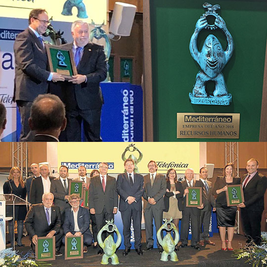 Ambulancias CSA, galardonada en los premios de Mediterráneo