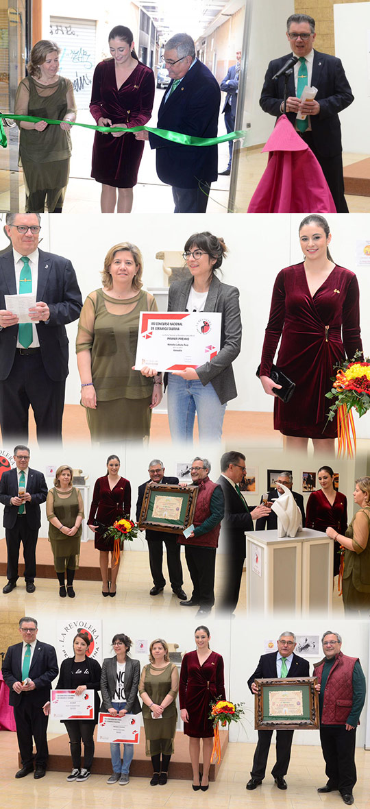 Natalia Lobato gana el premio del  del Concurso de Cerámica Taurina de la Peña Taurina La Revolera