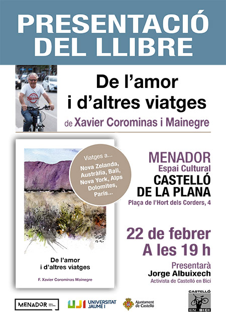 Presentación del libro de Xavier Coromines, De l´amor i d´altres viatges Presentación del libro de Xavier Coromines, De l´amor i d´altres viatges
