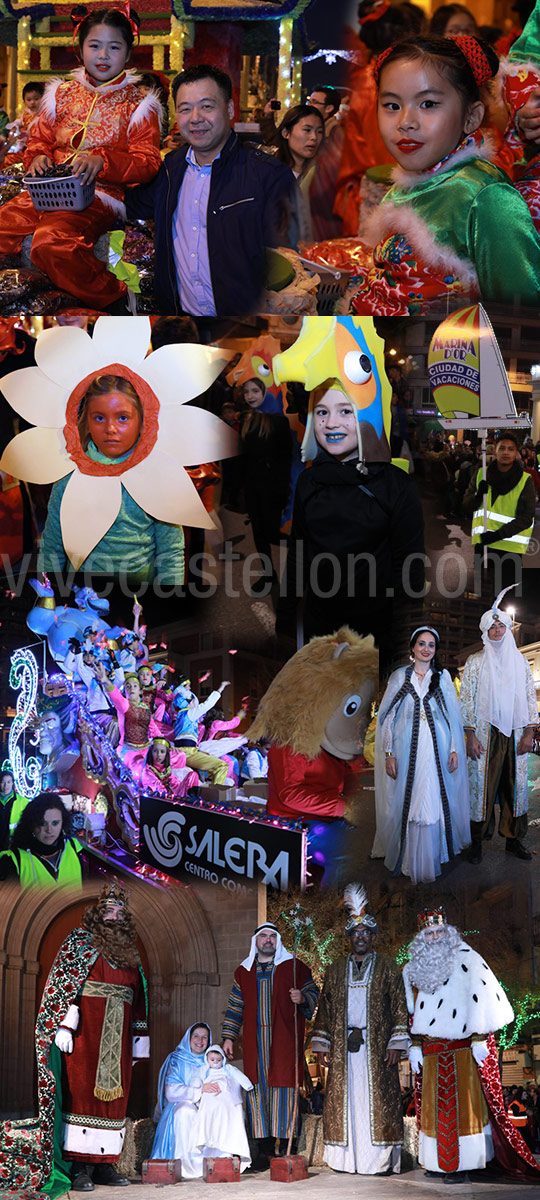 Cabalgata de los Reyes  Magos en Castellón