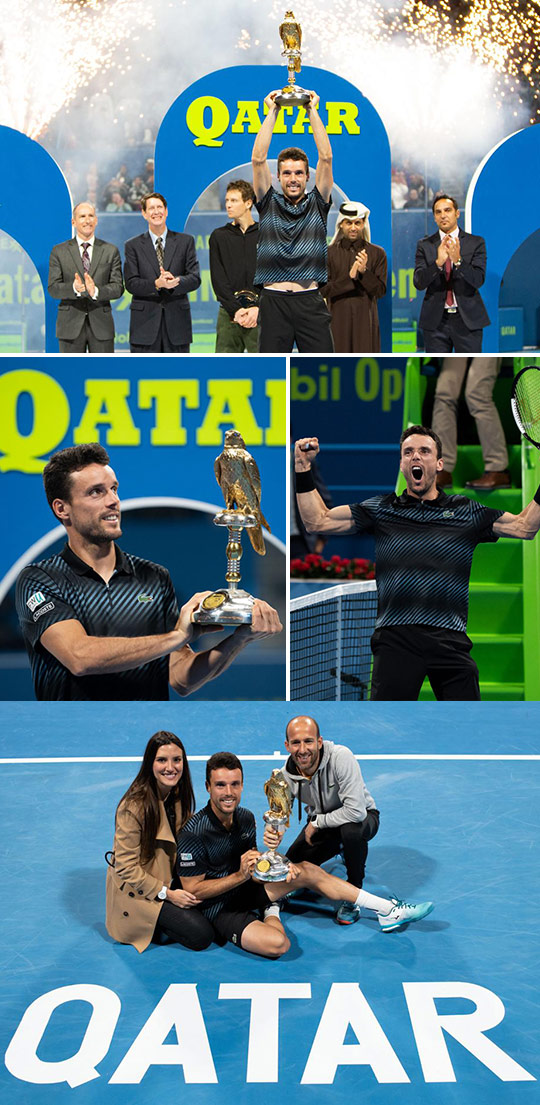 Roberto Bautista vence en el ATP 250 de Doha Roberto Bautista vence en el ATP 250 de Doha