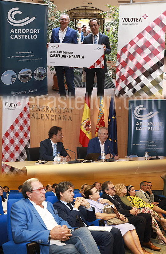 El aeropuerto de Castellón presenta la nueva ruta estival con Marsella