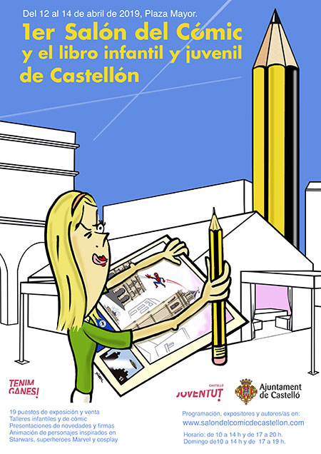 El Salón del Cómic y el libro infantil y juvenil escribe su primera página en Castelló