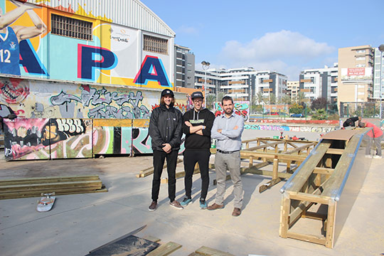 El Patronat d’Esports de Castellón amplía el skatepark de Grapa