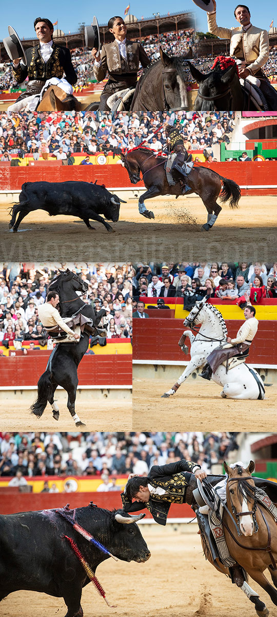 Andy Cartagena, Diego Ventura y Lea Vicens en la Feria de la Magdalena 2019 Andy Cartagena, Diego Ventura y Lea Vicens en la Feria de la Magdalena 2019