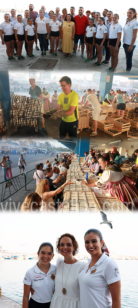 Tradicional torrà de la sardina del Grao de Castelló