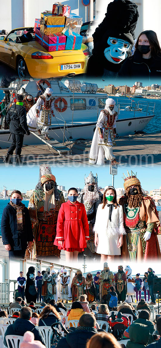 Recorrido de los Reyes Magos por Castelló