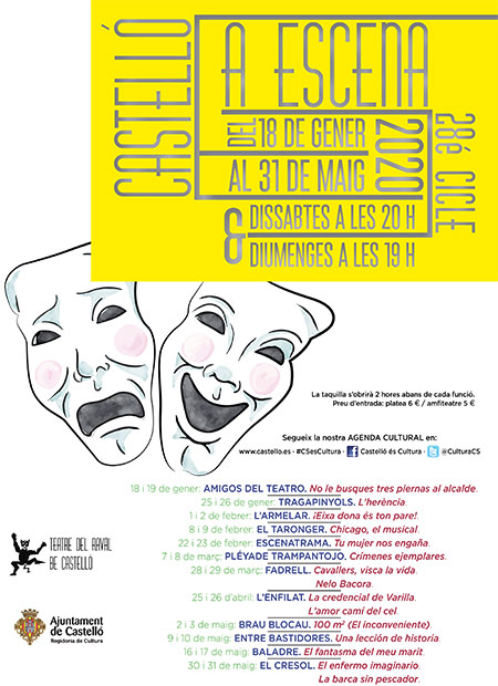 28ª edición del ciclo de teatro Castelló a Escena en el Teatre del Raval