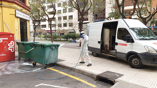 Castelló reduce en 75.000 kilos la generación de residuos durante el estado de alarma