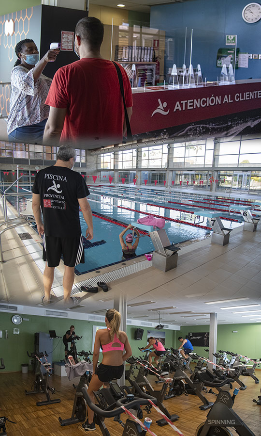 La Diputación de Castellón reabre las instalaciones de la Piscina Provincial con todas las garantías de higiene y seguridad para usuarios y trabajadores