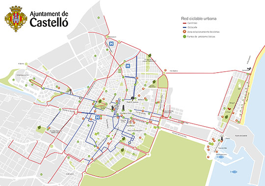 Castelló pone en valor los casi 100 kilómetros de carriles bici en el Día Mundial de la Bicicleta 