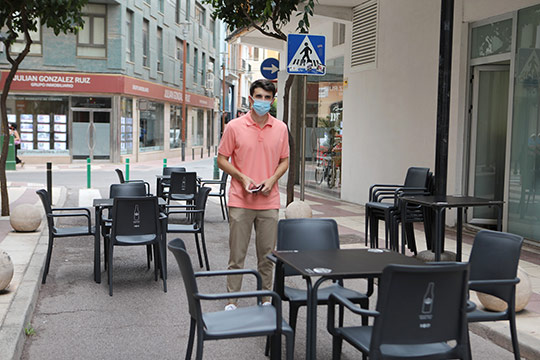 Castelló autoriza más de 300 ampliaciones de terrazas para paliar los efectos de la covid-19