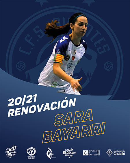 Sara Bayarri renovará con Bisontes Castellón FSF para la temporada 2020/2021