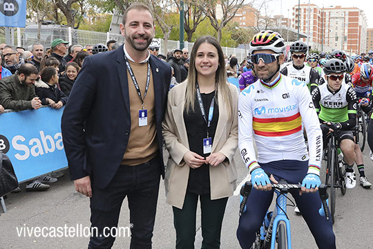 Salida desde Castelló de la Vuelta Ciclista a la Comunitat Valenciana