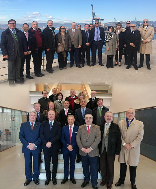 La Autoridad Portuaria de Castellón recibe la visita de quince cónsules La Autoridad Portuaria de Castellón recibe la visita de quince cónsules