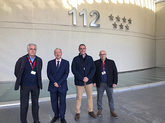 Abel Ibáñez visita el Centro de Emergencias 112 de Madrid, el más grande de España Abel Ibáñez visita el Centro de Emergencias 112 de Madrid, el más grande de España