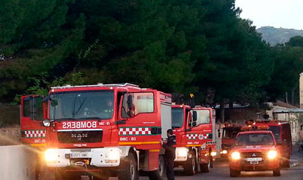  bomberos de Castelló 