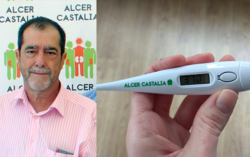 ALCER Castalia promueve la prevención frente al Covid-19 y reparte termómetros a todos los pacientes renales en diálisis de la provincia