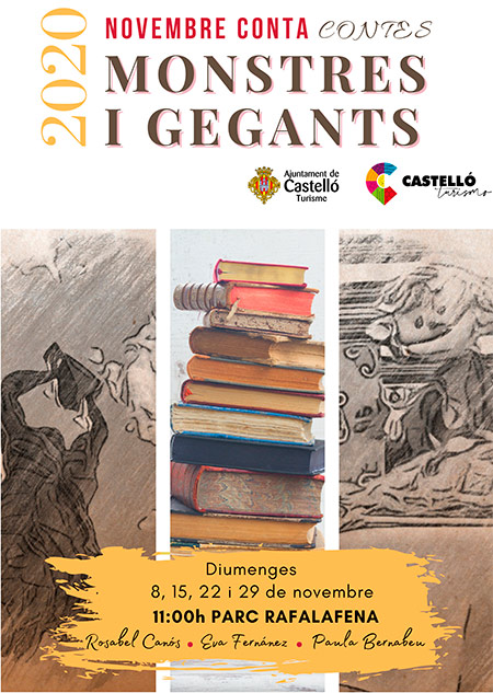 Castelló organiza un ciclo de cuentacuentos de ‘Monstres i Gegants’ en el parque Rafalafena