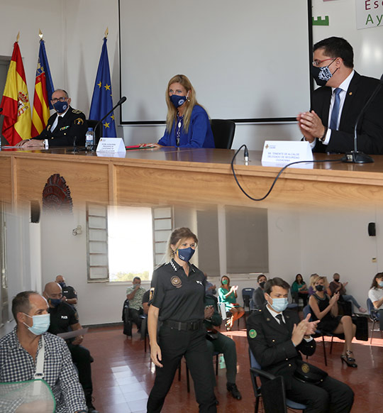 Marco alaba el “esfuerzo y dedicación” de la Policía Local en un año marcado por la covid-19