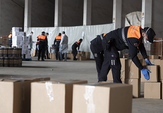 El 95,5% de los ayuntamientos de la provincia se adhiere a la gran operación de compra de mascarillas coordinada por la Diputación