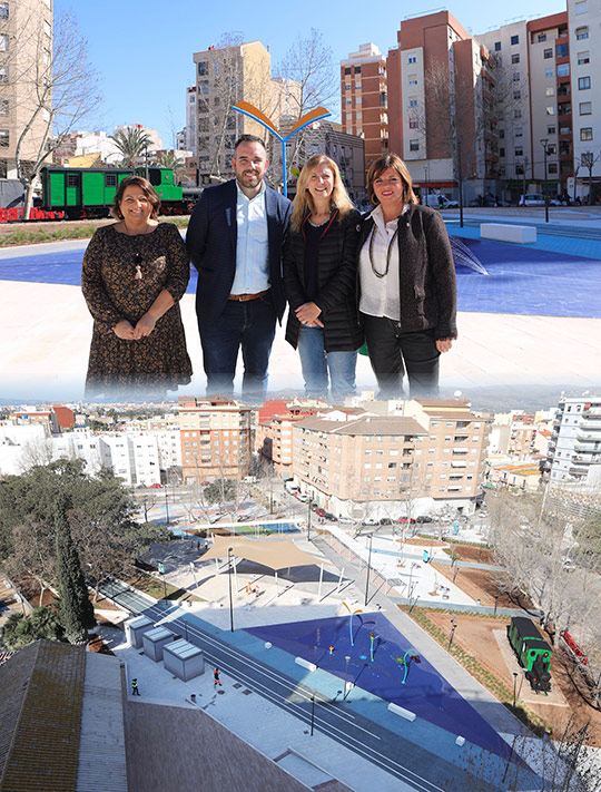 Castelló abre al público el renovado parque de La Panderola y refuerza su uso deportivo, laboral y de ocio