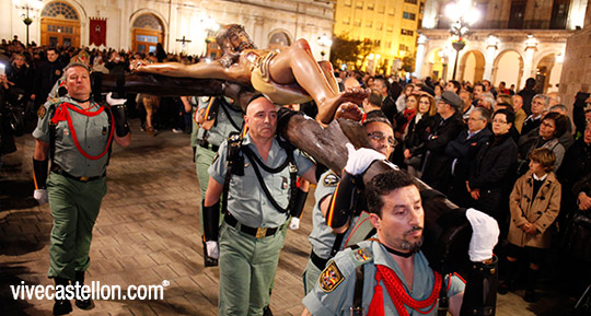 Procesión del Santo Entierro en Castellón, 2016