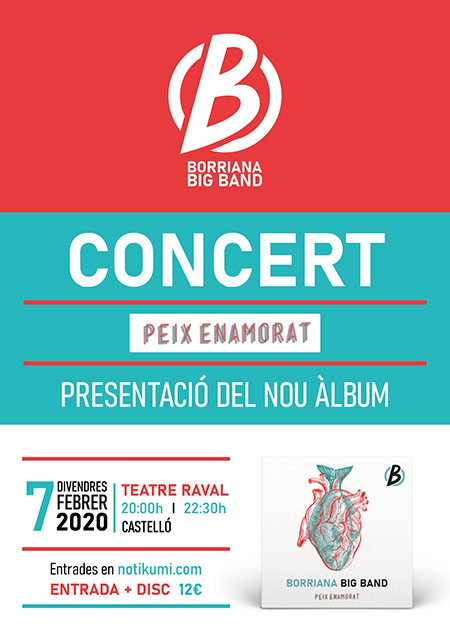 Concierto y presentación del disco de Borriana Big band