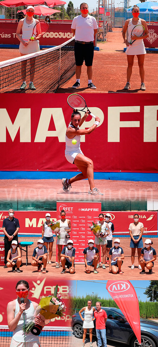 Sara Sorribes campeona del torneo Mapfre en el C.T. Castellón