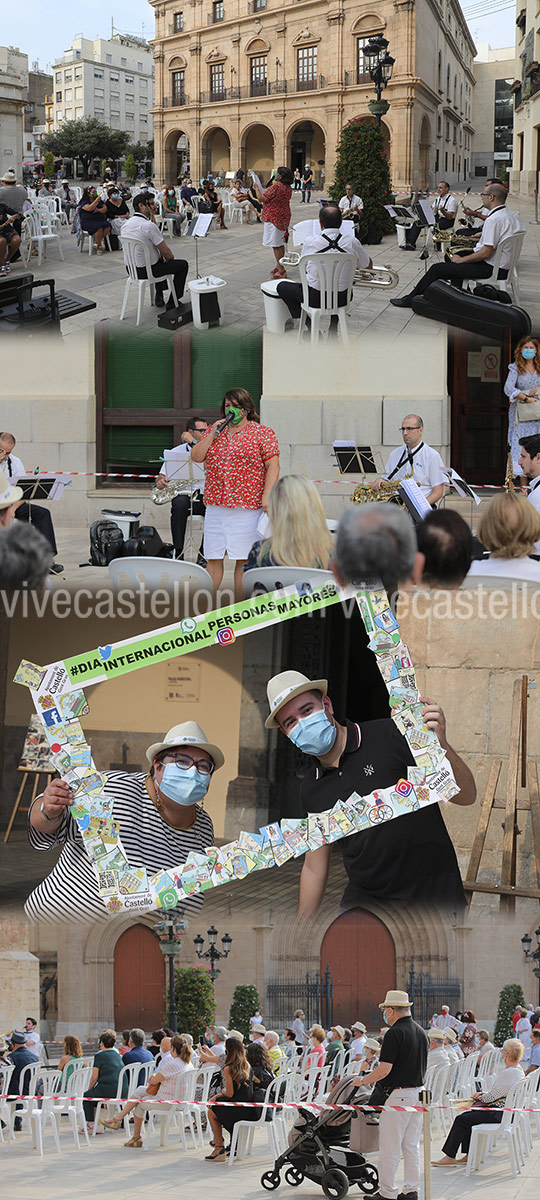 Castelló celebra el Día Internacional de las Personas Mayores con un acto institucional en la plaza Mayor Castelló celebra el Día Internacional de las Personas Mayores con un acto institucional en la plaza Mayor