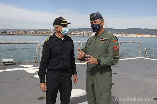 Presentación en Castellón de la activación de defensa aérea Eagle Eye 21-03