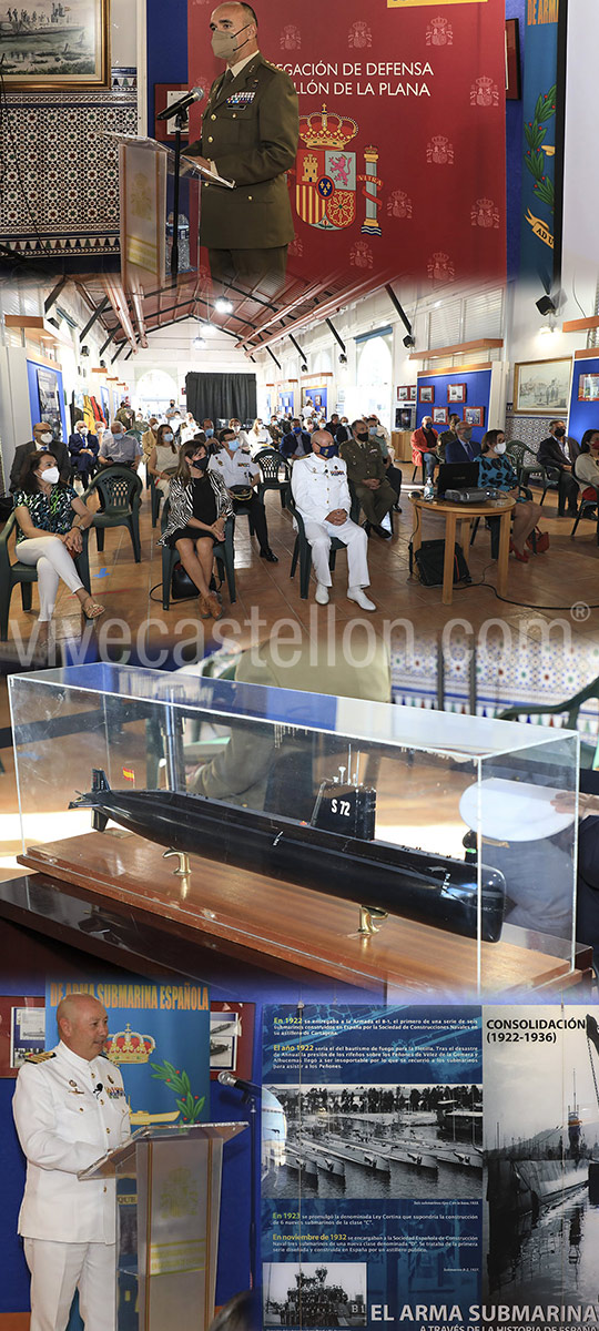Inauguración de la exposición histórica ´Mas de cien años del Arma Submarina Española´