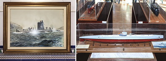 Inauguración de la exposición histórica ´Más de cien años del Arma Submarina Española´