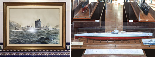 Inauguración de la exposición histórica ´Más de cien años del Arma Submarina Española´ Inauguración de la exposición histórica ´Más de cien años del Arma Submarina Española´