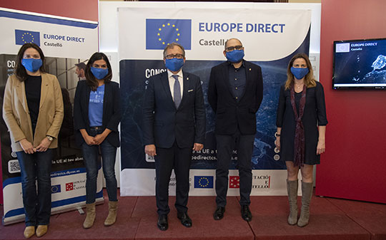 La Diputación renueva su convenio con la Comisión Europea y continuará siendo la antena de Europa en la provincia hasta 2025