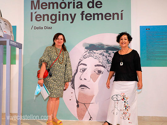 Exposición de Delia Díaz en el Espai Cultural Obert-ECO Les Aules