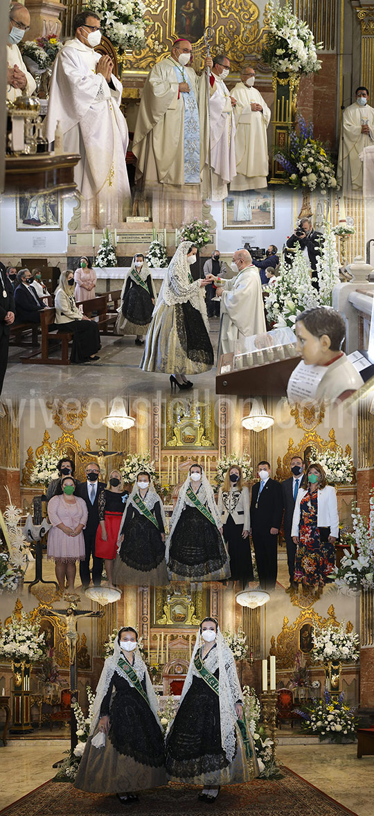 Solemne misa pontifical en la Basílica de Nuestra Señora del Lledó