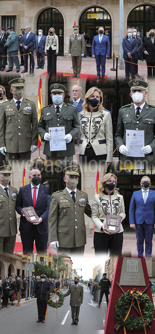 Acto institucional del Día de la Subdelegación de Defensa en Castellón de la Plana