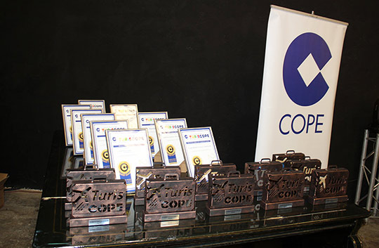Entregados los IV Premios TurisCope Castellón Entregados los IV Premios TurisCope Castellón