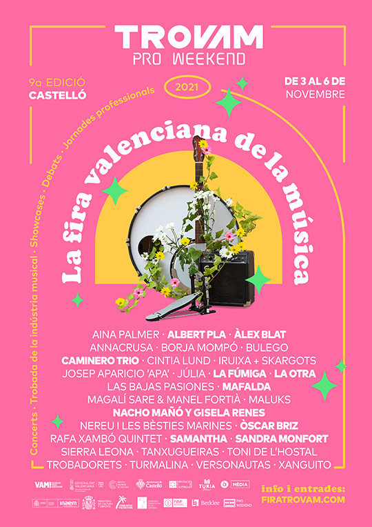 La Fúmiga, Samantha, Mafalda, Òscar Briz y Sandra Monfort, entre las primeras confirmaciones de la Fira Valenciana de la Música