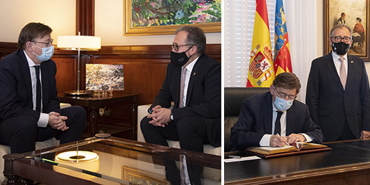 José Martí destaca la importancia del apoyo de Ximo Puig a la creación de un Instituto de Investigación Sanitaria en Castellón orientado a la oncología José Martí destaca la importancia del apoyo de Ximo Puig a la creación de un Instituto de Investigación Sanitaria en Castellón orientado a la oncología