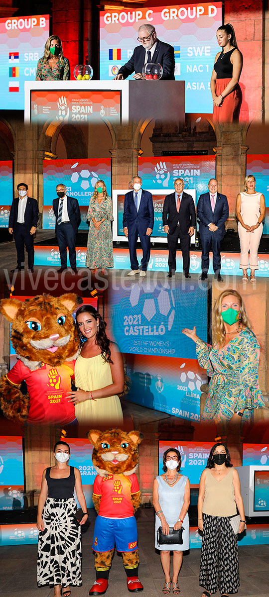 Castelló se convierte en capital del deporte femenino con el sorteo del Mundial de Balonmano